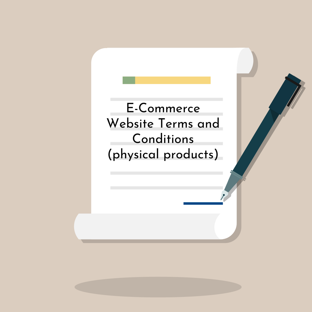 E-Commerce Website Terms and Conditions (Physical Product)