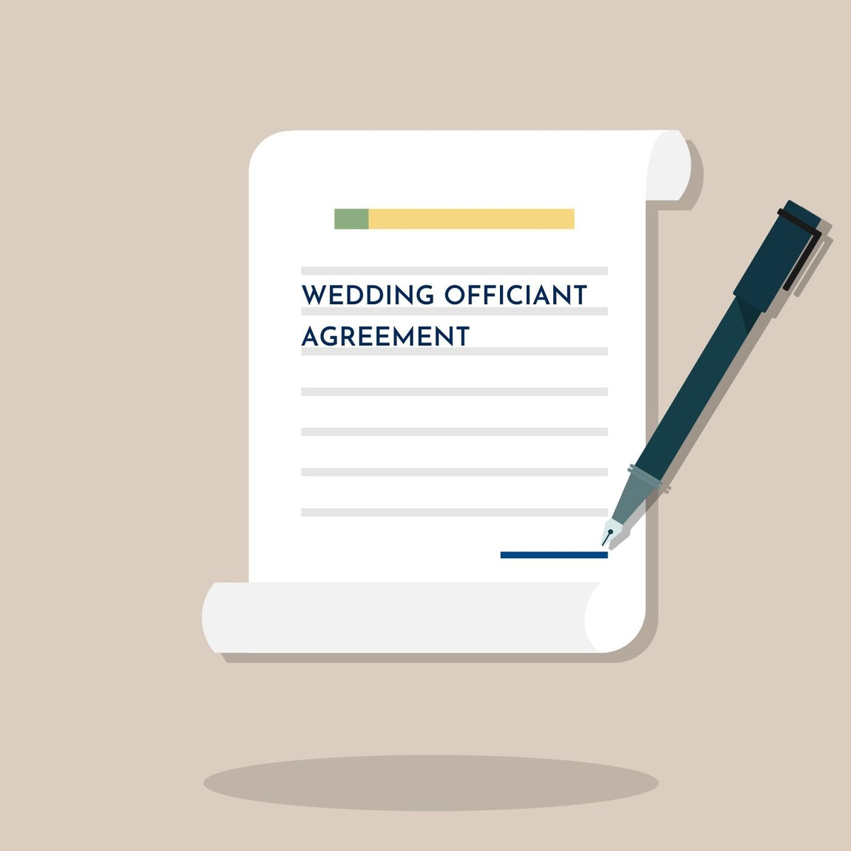 Wedding Officiant Agreement