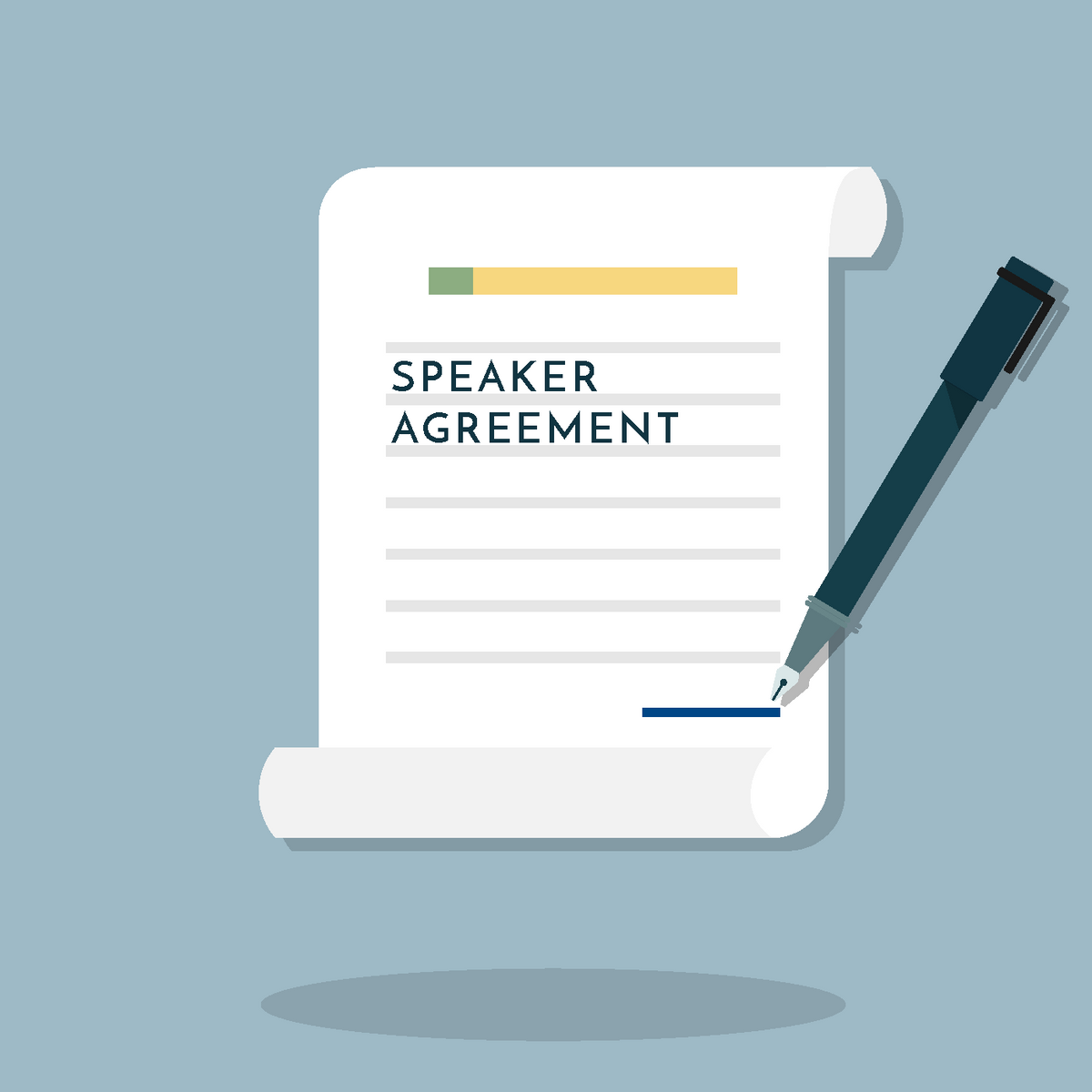 Speaker Agreement (In-Person Event)