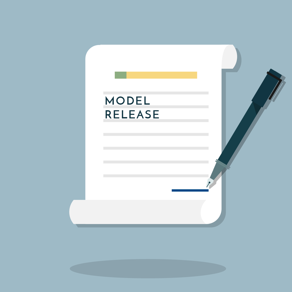 Released Model Model Release - Legally Set