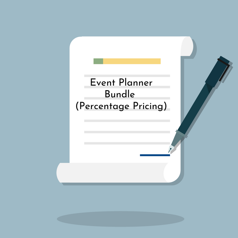 Event Planner Bundle (Percentage Pricing) Legally Set